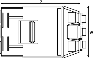 RapidNet LC 24 port fibre cassette with 3 rear MTP connectors