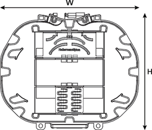 900µm Fibre Splice Tray