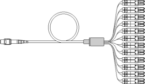 1 x MTP to 24 LC Fan Out