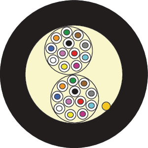 24 Core Tight Buffered Fibre