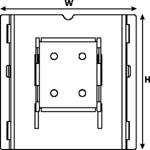 Fibre Closure Mounting Bracket Kit