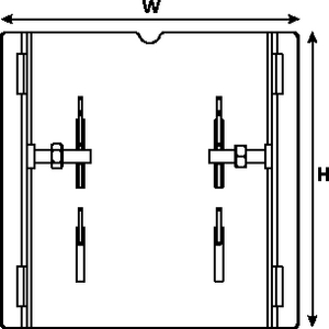 Fibre Closure Mounting Bracket Kit