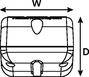 6 port unloaded pod with 25mm cable entry