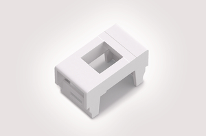 Outlet module to Keystone RJ45SE.