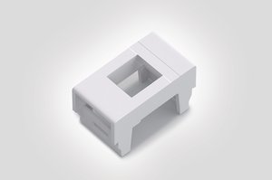 Módulo de salida a Keystone RJ45SE.