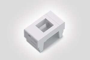 Outlet module to Keystone RJ45SE.