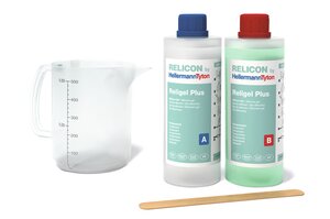 RELICON Religel Plus, gel siliconico bicomponente a reticolazione rapida e resistente al calore.