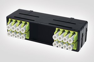 16 Port LC Fibre Adaptor Mounting Module