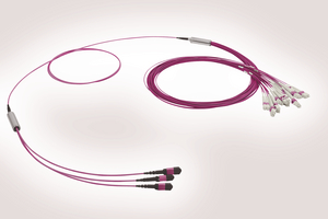 3 x 8 Fibre MTP to 12 x LC Fan Out