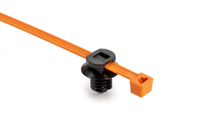 Disc feature prevents rattling in high-vibration applications and protects against debris ingress.