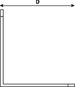 Floor mounting bracket for 25mm conduit