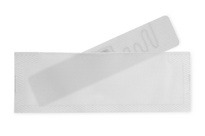 RFID FLEXTAG - UHF RFID Tag er egnet på grunn av sitt robuste og fleksible design og er ideell for merking av tekstiler som rengjøres regelmessig.