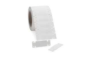 FLEXTAG - Flexible UHF RFID Tag with mounting holes for attachment with cable ties.