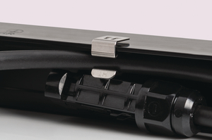 MSC2PL for low profiles are managing PV cables where plastic fasteners not the preferred method.