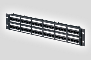 The 2U Category 6 Global panel is supplied with barcode label for easy identification.