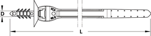 The fir tree mount cable tie is an all-in-one bundling and fastening solution that reduces costs and assembly time.