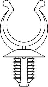 CTC convoluted tubing clip.