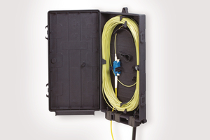 CCE loaded with fibre and 1 LC PC Adaptor.