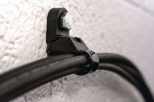 The lashing tie mount is designed to snap into the T250 lashing tie.
