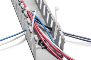 When used as a duct divider mount, the divider snaps or slides over the mount resulting in a quick, secure installation.