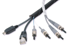 Halar expandable braided sleeving is self-extinguishing and features a monofilament material that resists gasoline and engine chemicals.