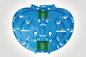 Single Element IR Splice Tray with 2 x 3A splice bridges.