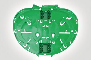 Single Element IR Splice Tray with 2 x 3A splice bridges.