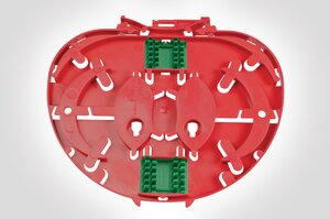 Single Element IR Splice Tray with 2 x 3A splice bridges.