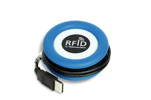 RFID-PNR-HF - stacjonarny czytnik do zapisu i odczytu danych z transponderów o wysokiej częstotliwości (HF).