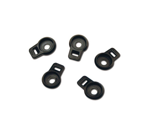 Tabs align the mount for easy divider installation.