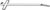 Cable tie features an identification plate to easily identify bundles.