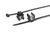 2-piece fixing tie with edge clip 3-6mm, top fixing.