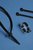 Heavy duty T-Series cable ties feature inside serrations to provide a positive hold on wire and cable bundles.