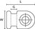 Befestigungssockel MB1, MB2 (Draufsicht)