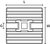 Flexible Adhesive Mount FMB4APT-A (plan view)