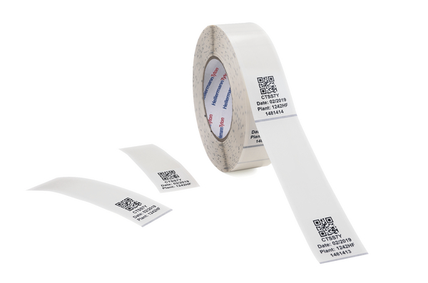 Helatag 1232 – selbstlaminierende Etiketten bieten Schutz gegen Abrieb und Umwelteinflüsse.