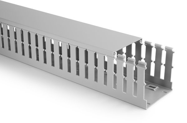 PVC cable trays for electrical installations