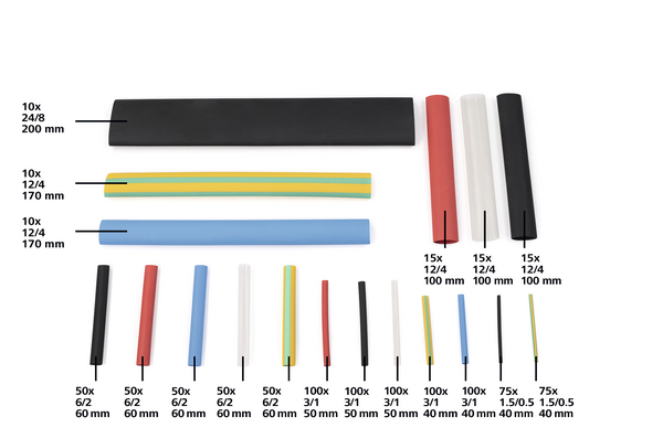 Heat shrinkable tubing 3:1 in a kit ShrinKit 321 Universal (380-03002)