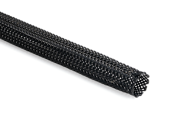 Details about   Pro Power Braided Sleeving Expandable Fray Resistant Polyester 1/2" 19mm 100' 