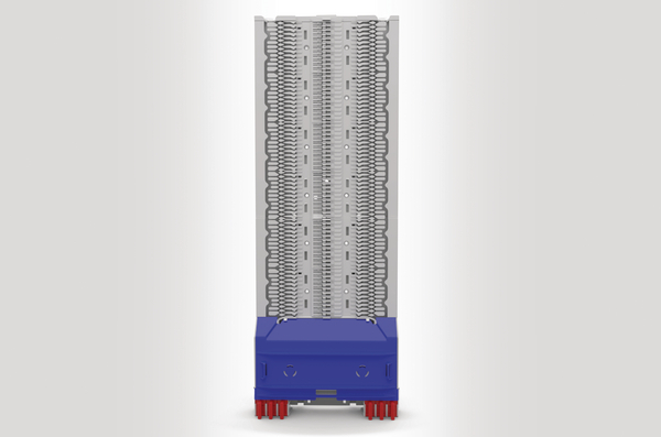 Unloaded Integrated Routing Module suitable for 36 SE or 72 SC Splice Trays.