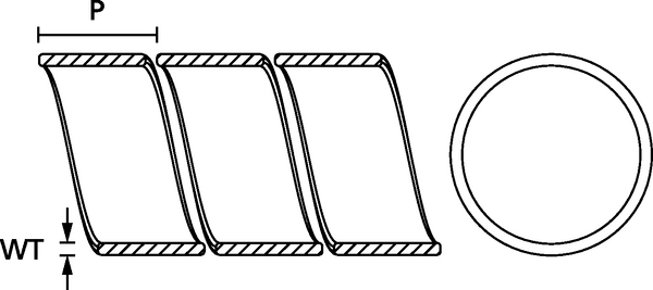 Gaine spirale 10 à 100 mm HellermannTyton SBPAV09-PA6-BK-30M 161