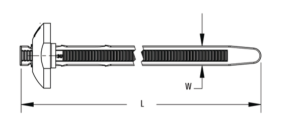 Cable ties for single hole application BT130LDP (132-00009)