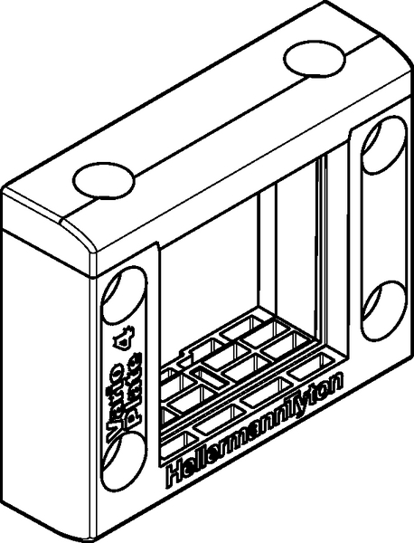 Kabeldurchführungsrahmen VarioPlate-16_Frame (440-00002)