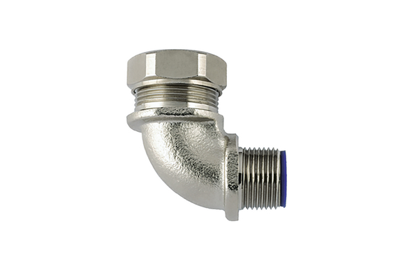 Fittings for metallic conduits with liquid-tight cover LTS20-90FMC