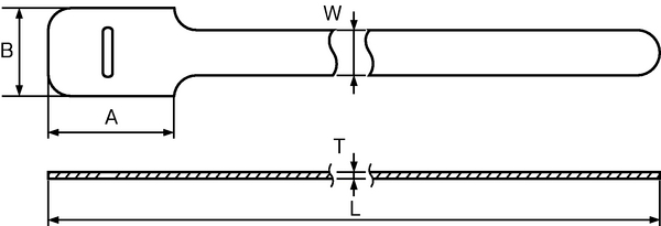 KLEIBER Klett-Kabelbinder, 150 x 40 mm, weiss, CHF 1.99