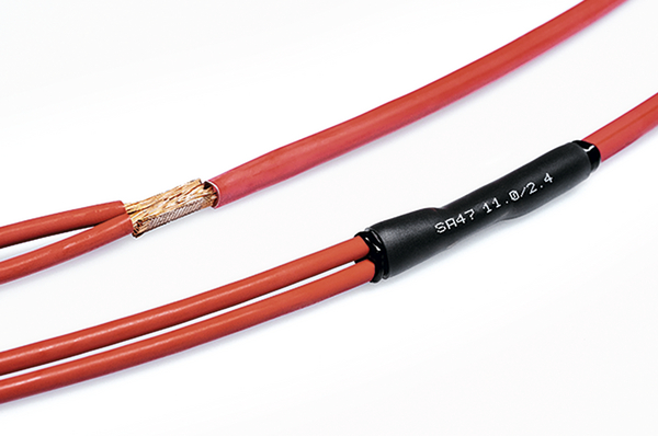 SA47, gaine thermorétractable, idéale pour les épissures de câbles.