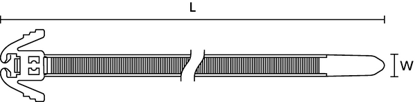 Colliers de serrage à crantage extérieur, réouvrables LR55R (115