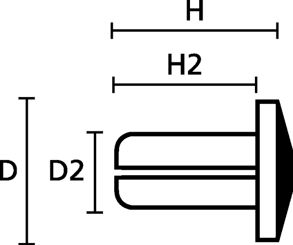 Spreiznieten TY8P1 (241-11819)