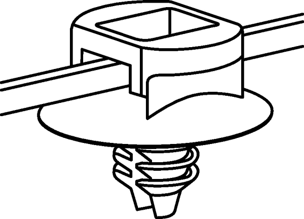 P 504/505/604, Aufnahme (Halterung) Hinterachse, links (Gummi-Metallhalter).  Abmessung: 45 x 69 x 44mm. Passend für Peu