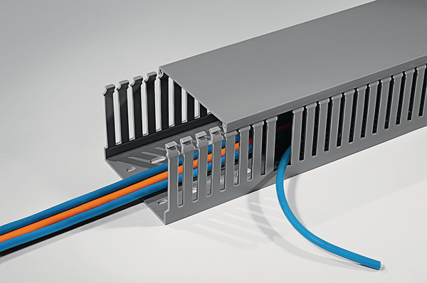 Canaleta 2 m para Cables - con Ranura - Soluciones de Enrutamiento de  Cableado